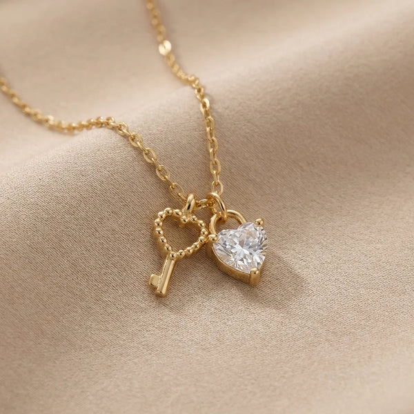 Amour Lock Necklace