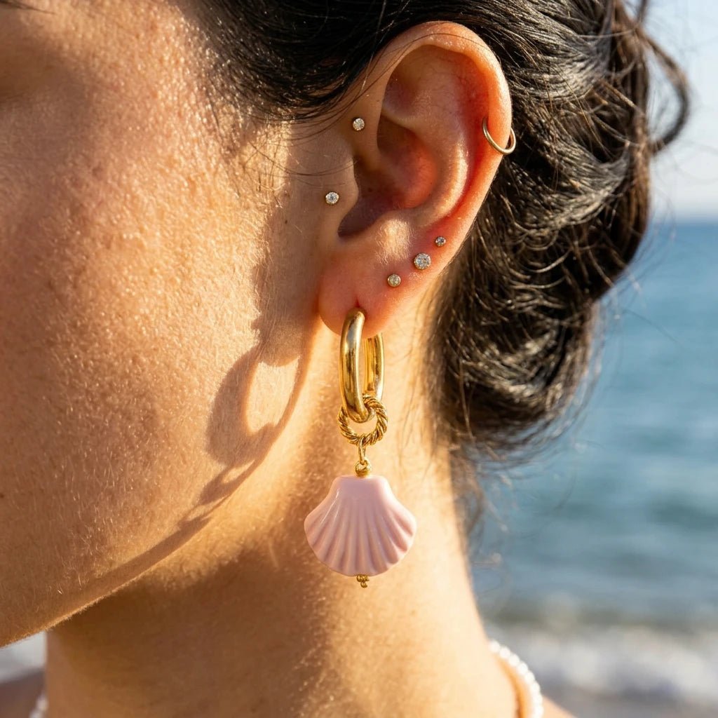 Coquille Earrings - Isadora
