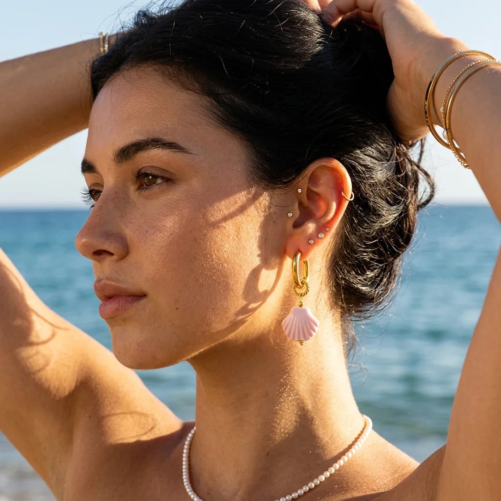 Coquille Earrings - Isadora