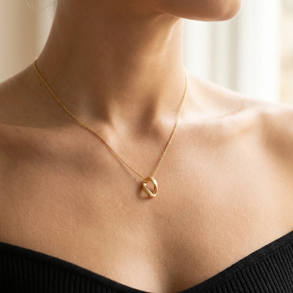 Twist Pendant Necklace